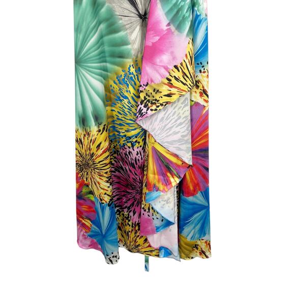 Vintage Kiss Kiss Formal Strapless Beaded Dress Size 4 Dopamine Dressing Y2K - Picture 13 of 15